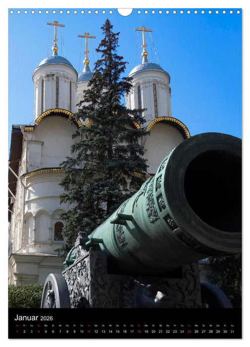 Moskau - Moscow - Ein Stadtporträt (CALVENDO Wandkalender 2026)