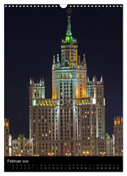 Moskau - Moscow - Ein Stadtporträt (CALVENDO Wandkalender 2026)