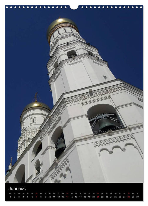 Moskau - Moscow - Ein Stadtporträt (CALVENDO Wandkalender 2026)