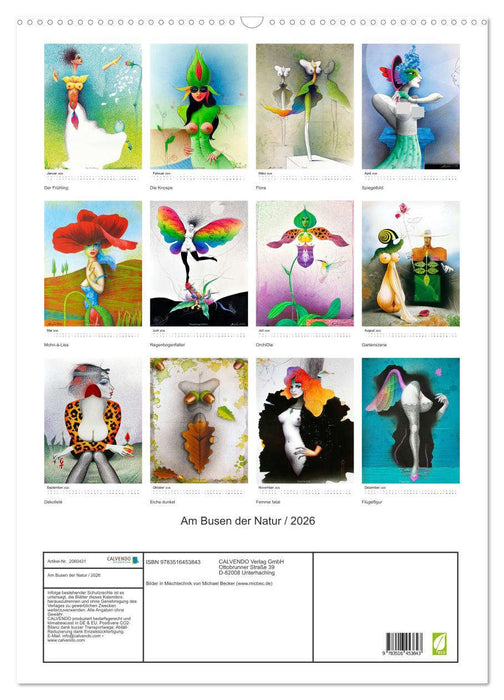Am Busen der Natur / 2026 (CALVENDO Wandkalender 2026)