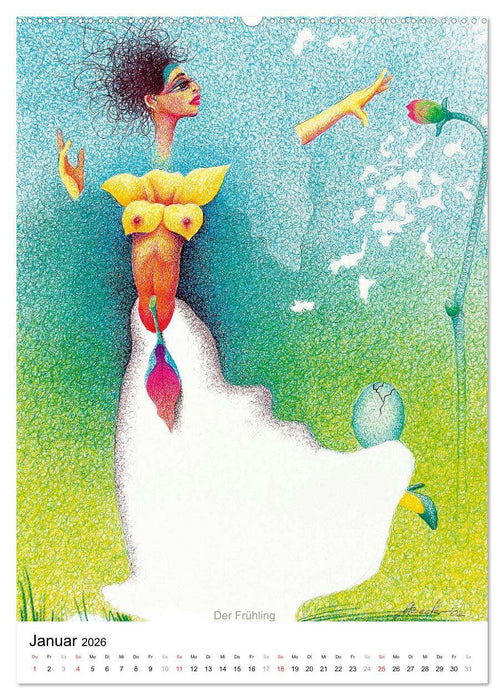 Am Busen der Natur / 2026 (CALVENDO Wandkalender 2026)