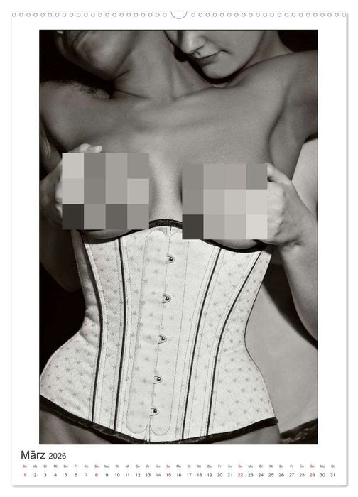 Korsetts Körperlinien "Waist Wards" 2026 (CALVENDO Wandkalender 2026)