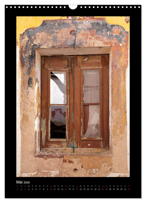 Die Faszination alter Fenster und Türen (CALVENDO Wandkalender 2026)