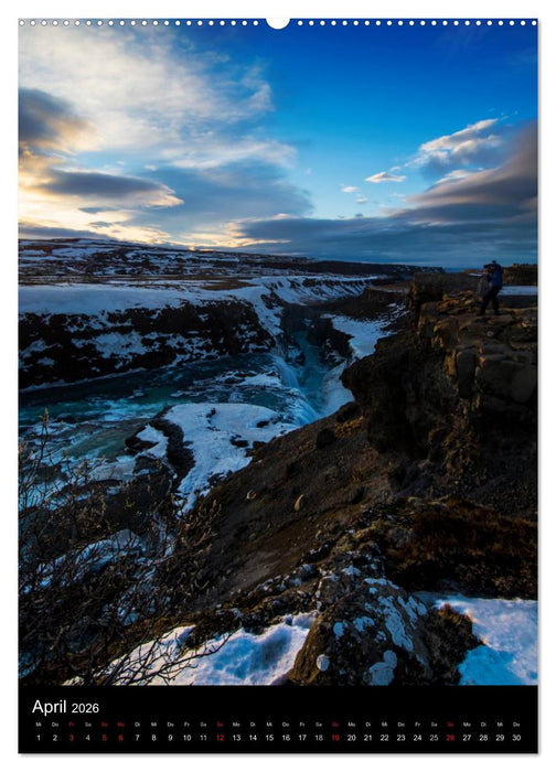 Island - Wundervolle Landschaften (CALVENDO Wandkalender 2026)