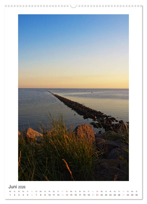 Büsum - Impressionen eines Sommers (CALVENDO Premium Wandkalender 2026)