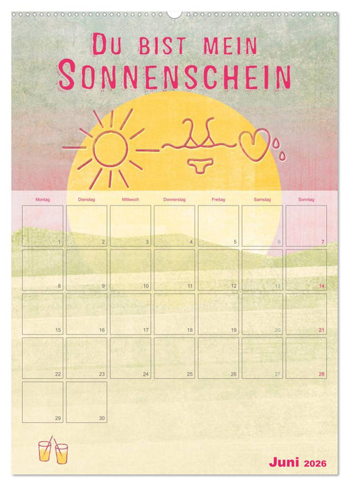 Liebe macht glücklich (CALVENDO Premium Wandkalender 2026)