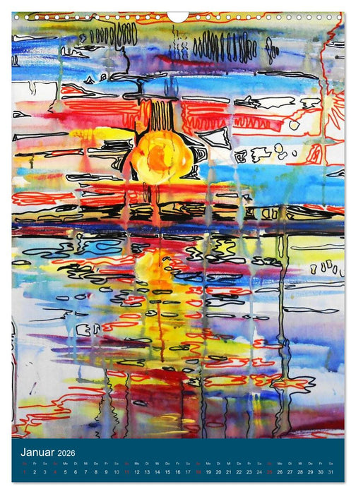 Kunstkalender 2026 "Die etwas andere Welt" (CALVENDO Wandkalender 2026)
