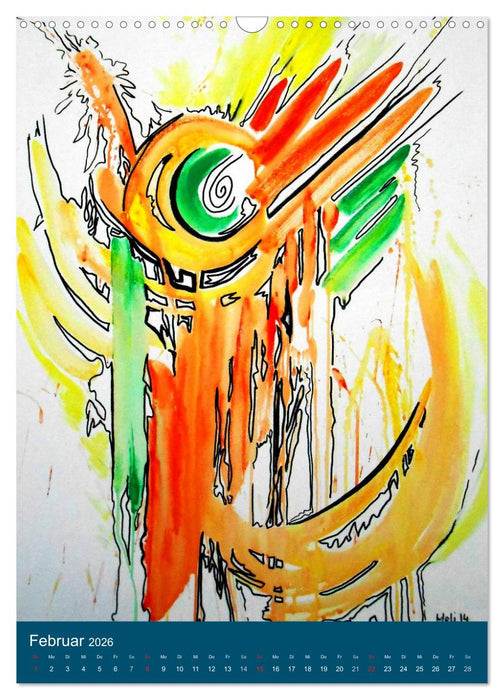 Kunstkalender 2026 "Die etwas andere Welt" (CALVENDO Wandkalender 2026)