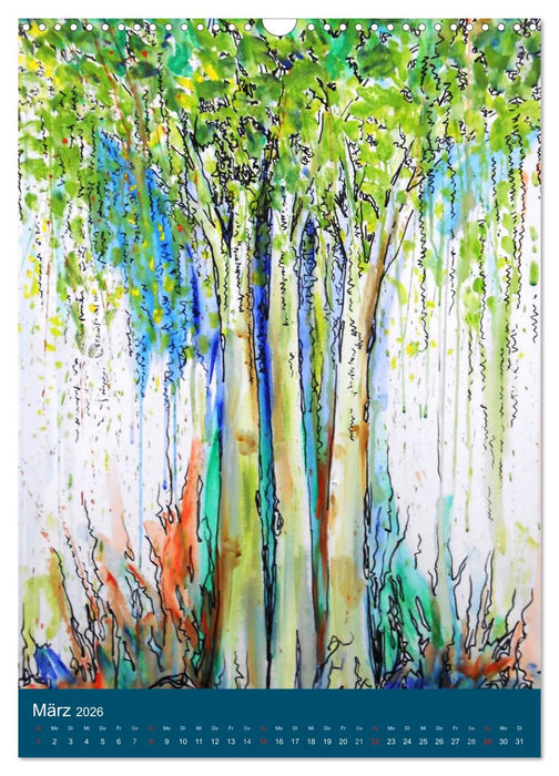 Kunstkalender 2026 "Die etwas andere Welt" (CALVENDO Wandkalender 2026)