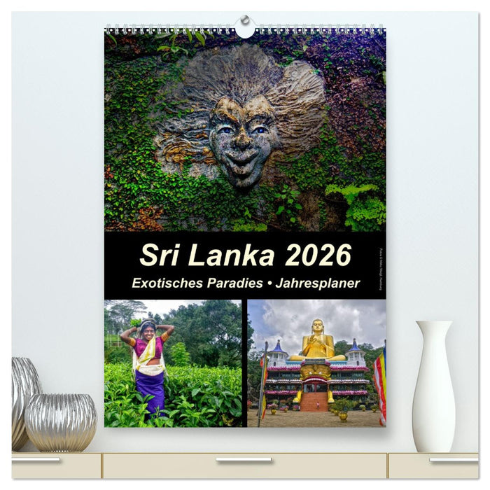 Sri Lanka 2026 - Exotisches Paradies - Jahresplaner (CALVENDO Premium Wandkalender 2026)