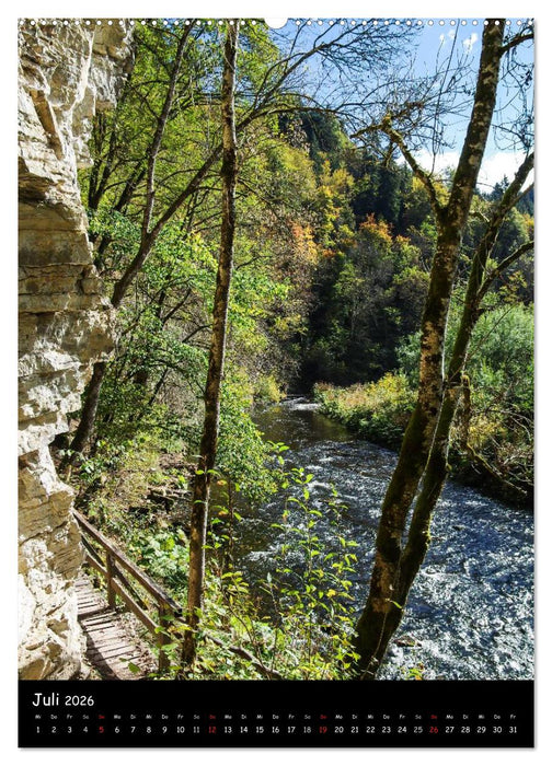 Urlandschaft Wutachschlucht (CALVENDO Premium Wandkalender 2026)