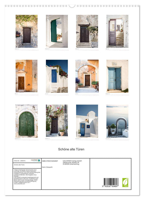Schöne alte Türen (CALVENDO Premium Wandkalender 2026)
