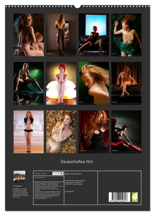 Zauberhaftes Rot (CALVENDO Premium Wandkalender 2026)