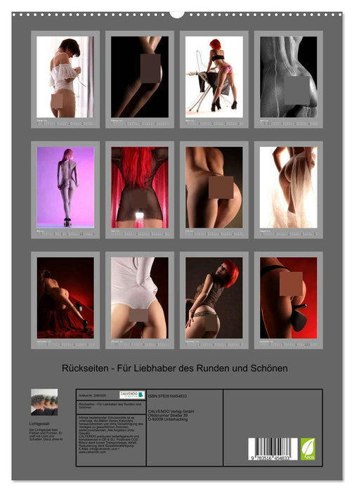 Rückseiten - Für Liebhaber des Runden und Schönen (CALVENDO Premium Wandkalender 2026)