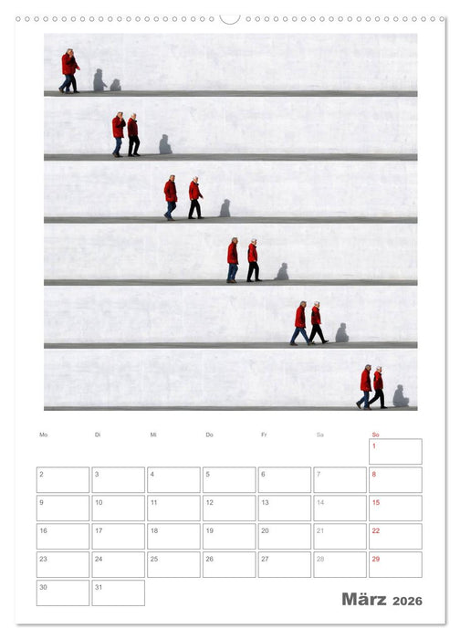 Wall People - Bilderserie von Eka Sharashidze (CALVENDO Premium Wandkalender 2026)