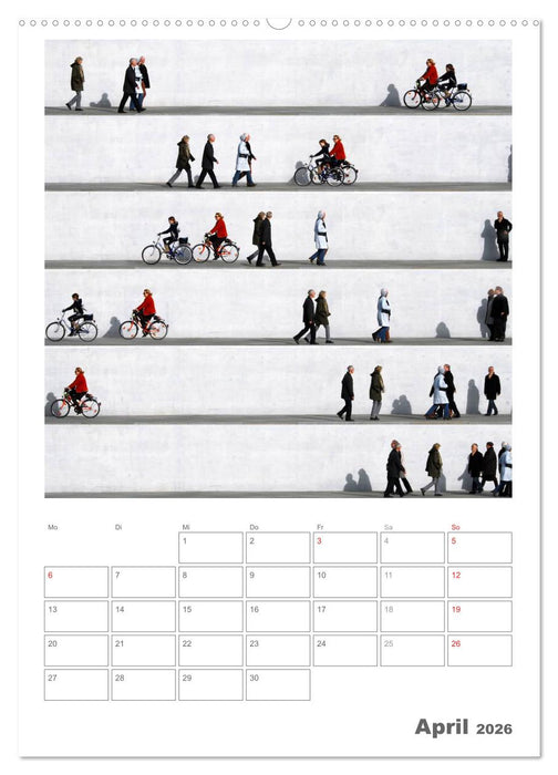 Wall People - Bilderserie von Eka Sharashidze (CALVENDO Premium Wandkalender 2026)