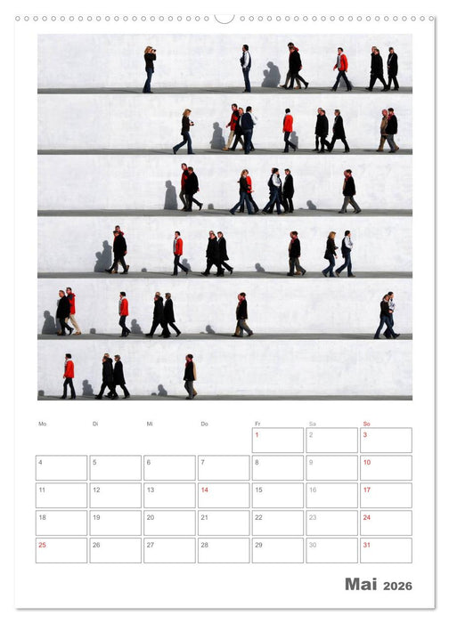 Wall People - Bilderserie von Eka Sharashidze (CALVENDO Premium Wandkalender 2026)
