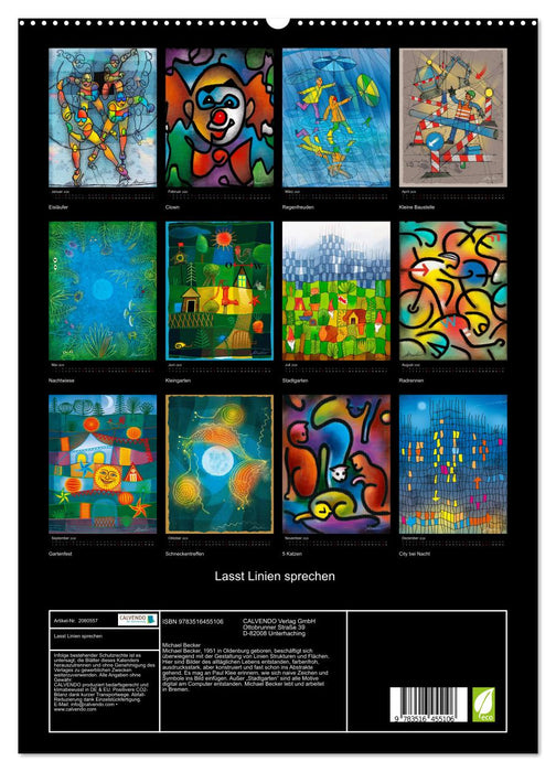 Lasst Linien sprechen (CALVENDO Premium Wandkalender 2026)