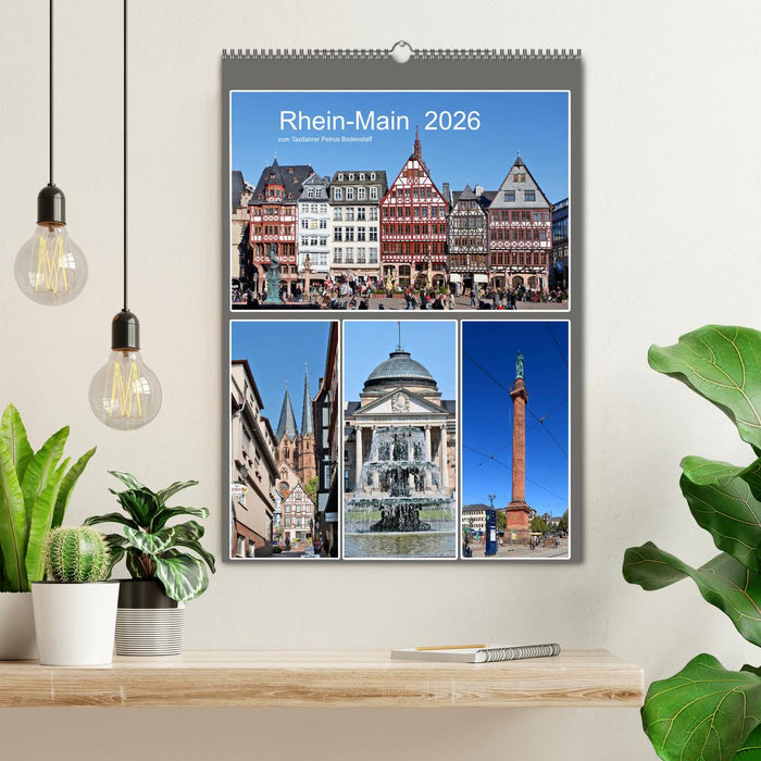 Rhein-Main 2026 vom Taxifahrer Petrus Bodenstaff (CALVENDO Wandkalender 2026)