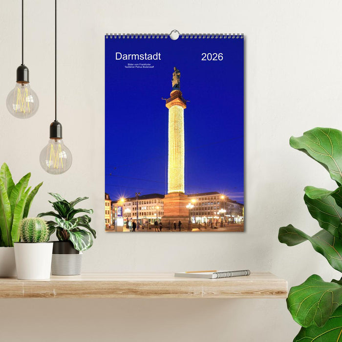 Darmstadt 2026 Bilder vom Frankfurter Taxifahrer Petrus Bodenstaff (CALVENDO Wandkalender 2026)