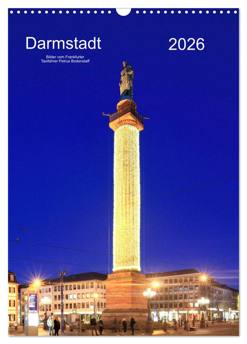 Darmstadt 2026 Bilder vom Frankfurter Taxifahrer Petrus Bodenstaff (CALVENDO Wandkalender 2026)