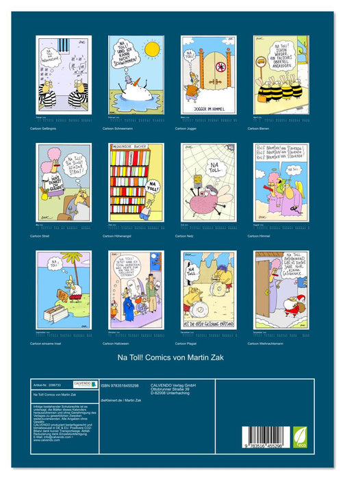 Na Toll! Comics von Martin Zak (CALVENDO Premium Wandkalender 2026)
