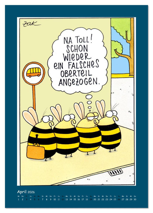 Na Toll! Comics von Martin Zak (CALVENDO Premium Wandkalender 2026)