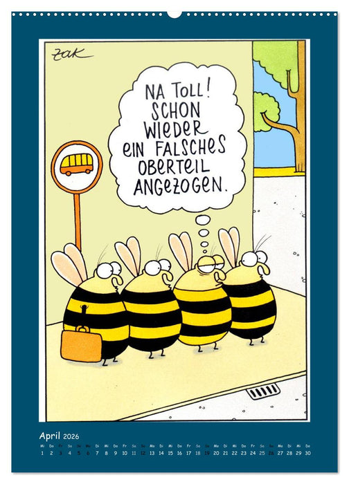 Na Toll! Comics von Martin Zak (CALVENDO Premium Wandkalender 2026)