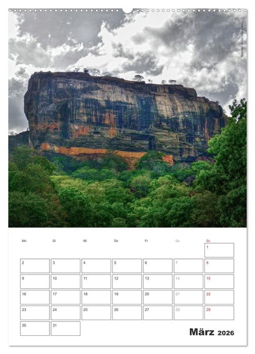 Sri Lanka 2026 - Exotisches Paradies - Jahresplaner (CALVENDO Wandkalender 2026)