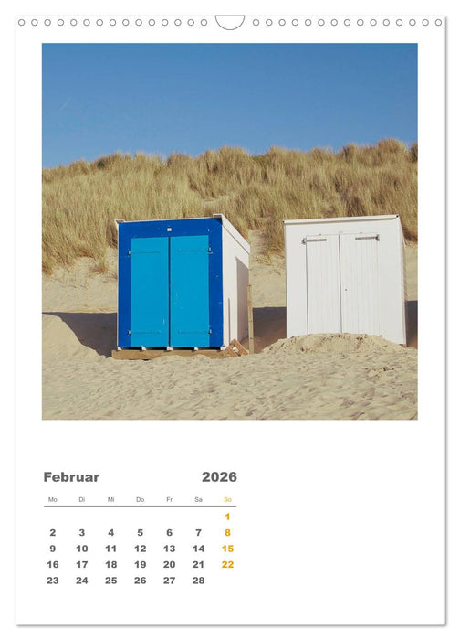 Hollands Strandparadies Zeeland (CALVENDO Wandkalender 2026)
