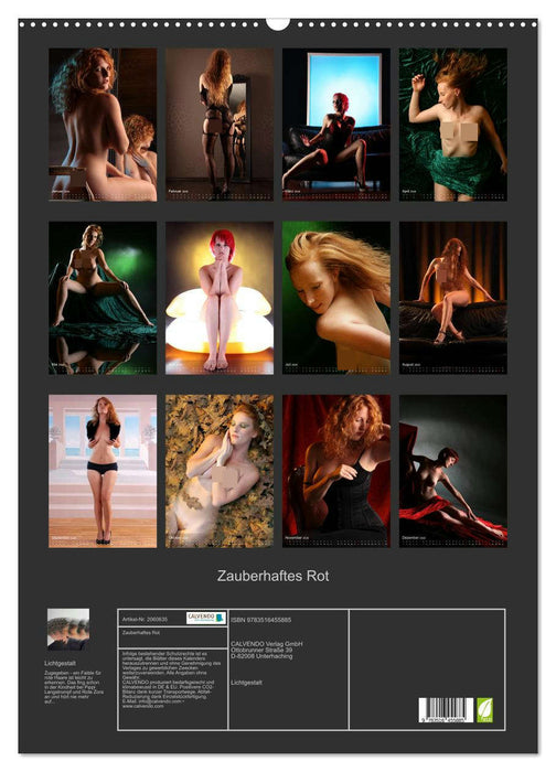 Zauberhaftes Rot (CALVENDO Wandkalender 2026)