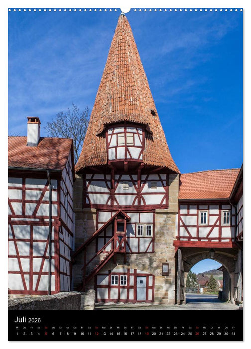 Iphofen - Wein und Kultur (CALVENDO Premium Wandkalender 2026)