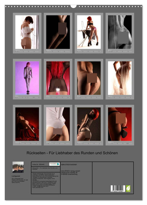 Rückseiten - Für Liebhaber des Runden und Schönen (CALVENDO Wandkalender 2026)