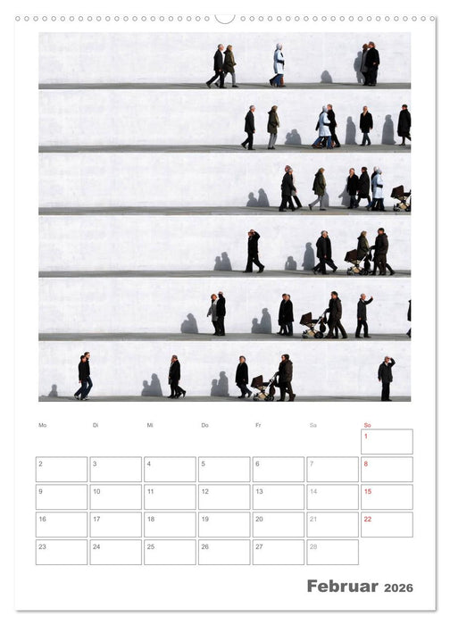 Wall People - Bilderserie von Eka Sharashidze (CALVENDO Wandkalender 2026)