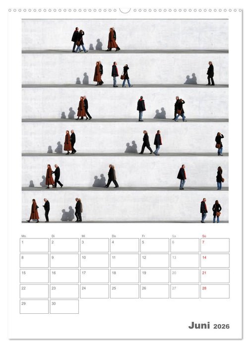 Wall People - Bilderserie von Eka Sharashidze (CALVENDO Wandkalender 2026)