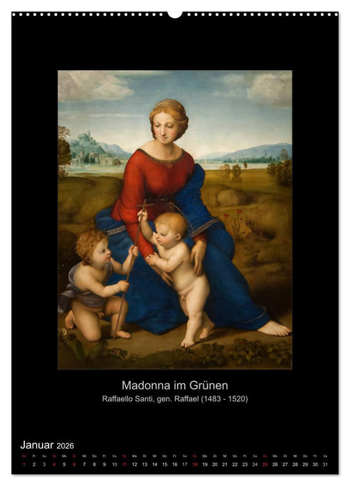 Jesus Christus - Das Leben Christi auf Gemälden der alten Meister (CALVENDO Wandkalender 2026)