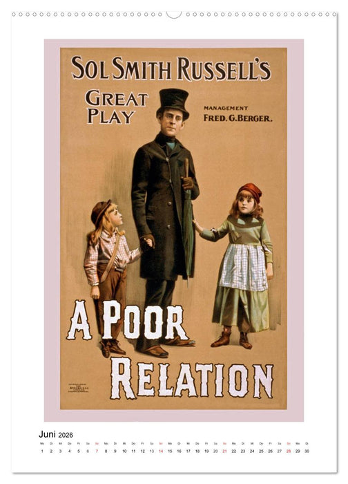 NOSTALGIE Poster aus Film, Theater und Werbung (CALVENDO Premium Wandkalender 2026)