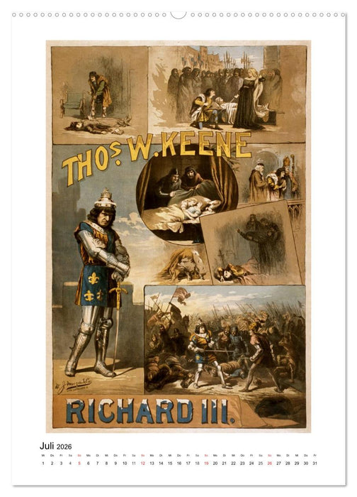 NOSTALGIE Poster aus Film, Theater und Werbung (CALVENDO Premium Wandkalender 2026)