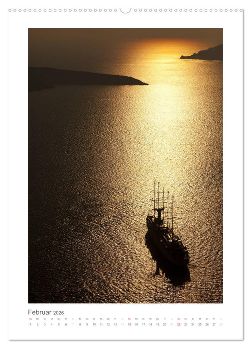 SANTORINI - INSEL DES LICHTS (CALVENDO Premium Wandkalender 2026)