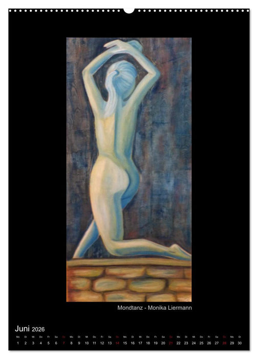 Kunstkalender der Moerser Palette e.V. (CALVENDO Premium Wandkalender 2026)