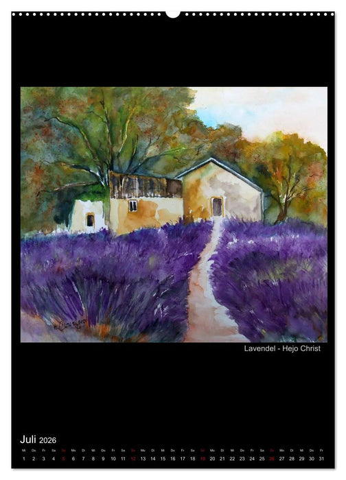 Kunstkalender der Moerser Palette e.V. (CALVENDO Premium Wandkalender 2026)