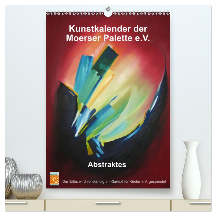 Kunstkalender der Moerser Palette e.V. - Abstraktes (CALVENDO Premium Wandkalender 2026)