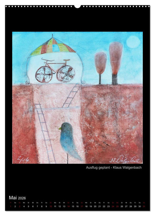 Kunstkalender der Moerser Palette e.V. - Abstraktes (CALVENDO Premium Wandkalender 2026)