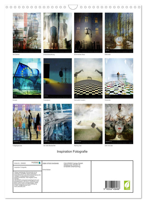 Inspiration Fotografie (CALVENDO Wandkalender 2026)