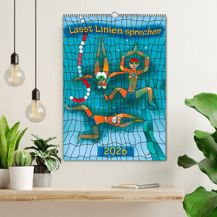 Lasst Linien sprechen (CALVENDO Wandkalender 2026)