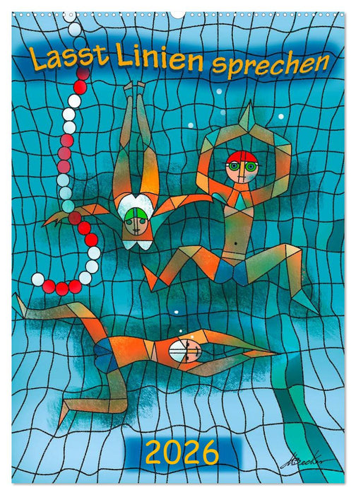 Lasst Linien sprechen (CALVENDO Wandkalender 2026)