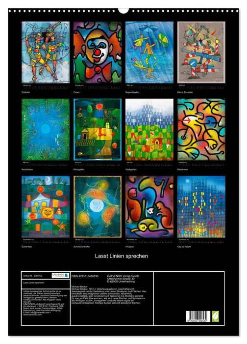 Lasst Linien sprechen (CALVENDO Wandkalender 2026)