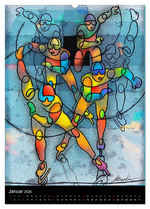 Lasst Linien sprechen (CALVENDO Wandkalender 2026)