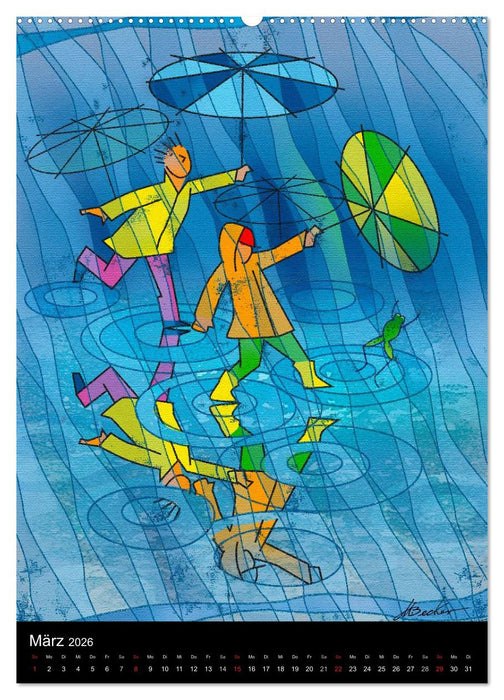 Lasst Linien sprechen (CALVENDO Wandkalender 2026)