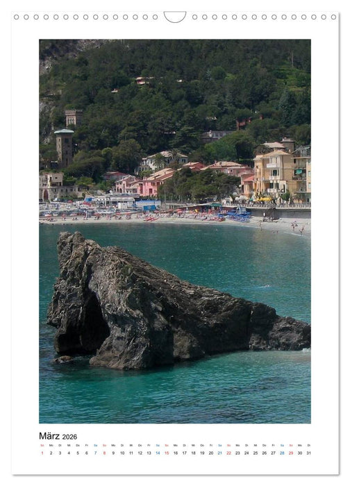 Weltkulturerbe Cinque Terre, Ligurien (CALVENDO Wandkalender 2026)